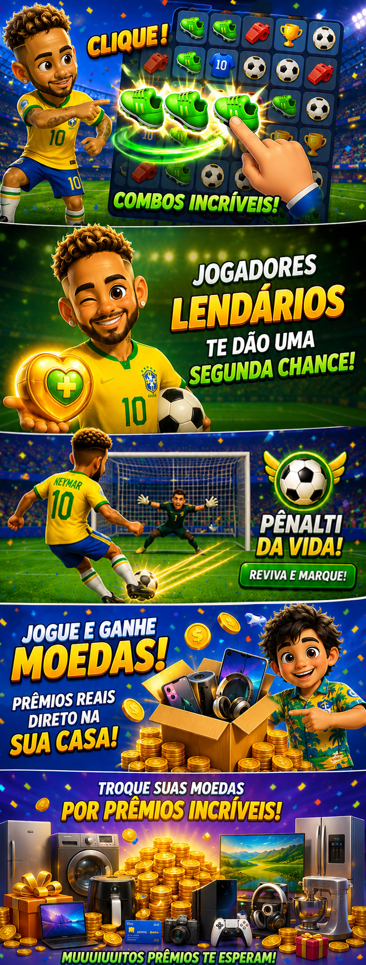 Jogue e ganhe moedas